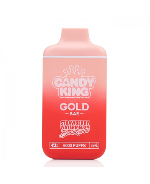 Candy King Gold Bar 6000 Puffs Disposable Vape - S...