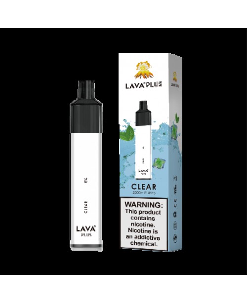 Lava Plus 2000 Puffs Disposable - Clear