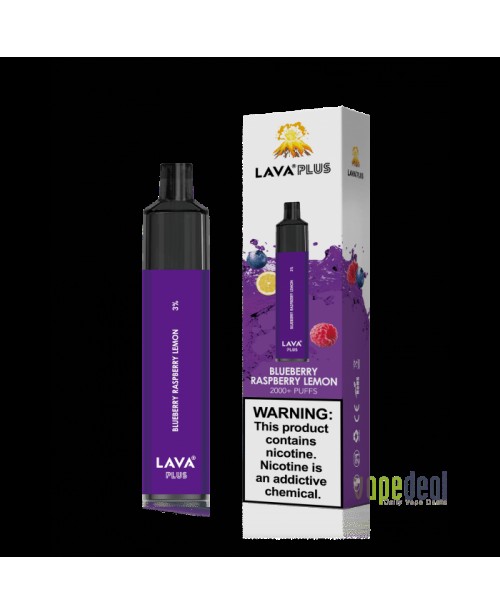 Lava Plus 2000 Puffs Disposable - Blueberry Raspbe...