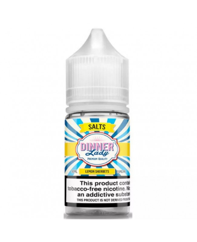 Lemon Sherbets Tobacco-Free Nicotine Salt Series by Dinner Lady - 30ml