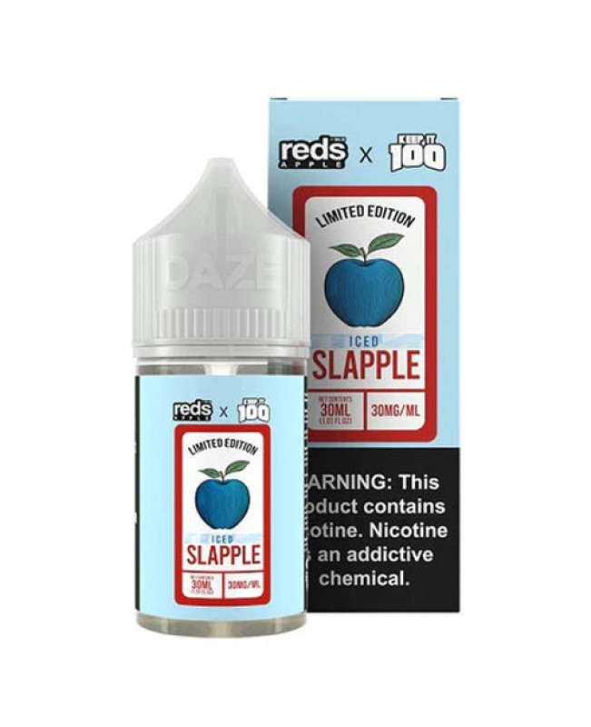 Iced Slapple Salts Limited Edition by 7Daze x Keep It 100 - 30ml