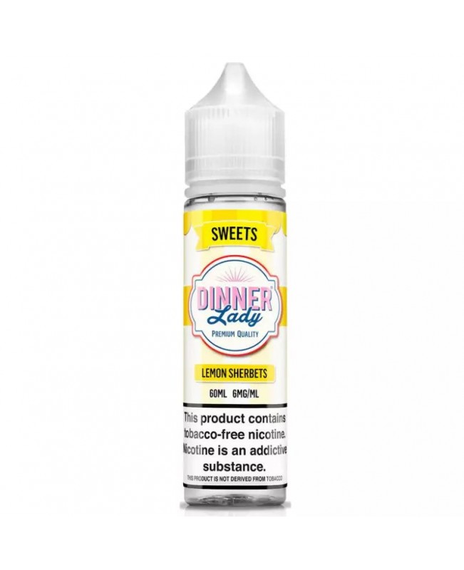 Lemon Sherbets Tobacco-Free Nicotine by Dinner Lady - 60ml