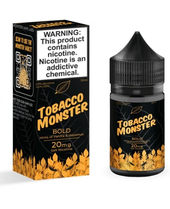 Bold Tobacco Monster Salt Series by Jam Monster- 30ml