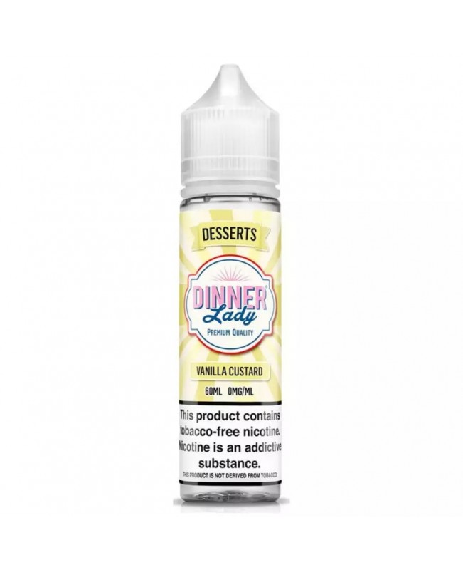 Vanilla Custard Tobacco-Free Nicotine by Dinner Lady - 60ml