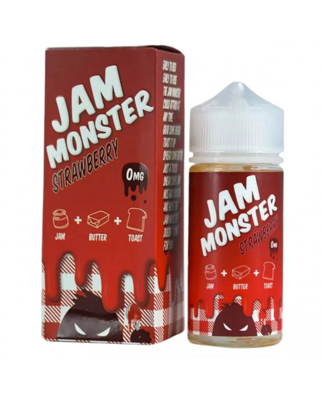 PB&J Jam Monster Strawberry E-Liquid - 100ml