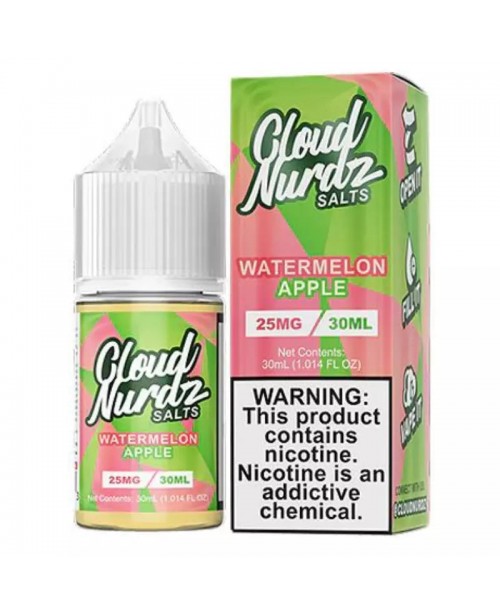 Watermelon Apple by Cloud Nurdz Salts TFN Tobacco-...