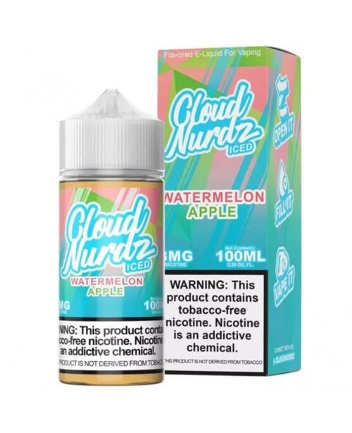 Watermelon Apple Iced by Cloud Nurdz TFN Tobacco-F...