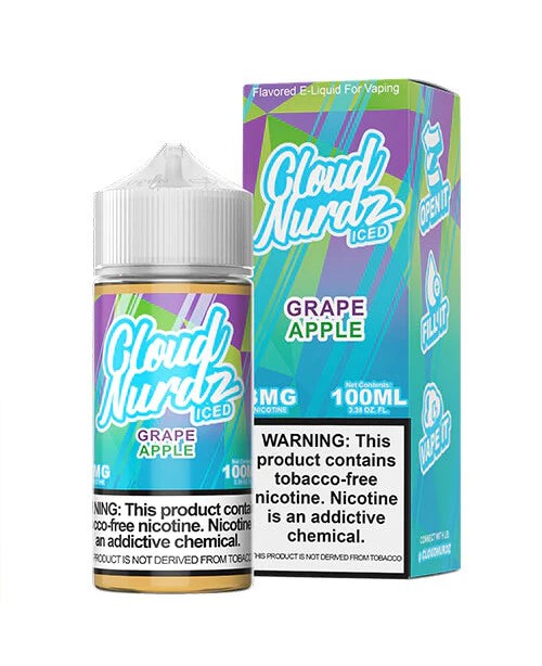 Grape Apple Iced by Cloud Nurdz TFN Tobacco Free N...
