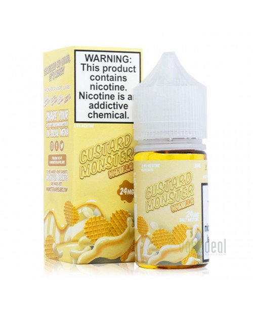 Vanilla Custard Monster by Jam Monster Salts - 30m...