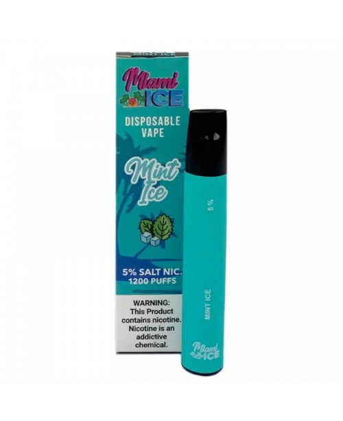 Miami Ice Disposable Vape 1200 Puffs - Mint Ice