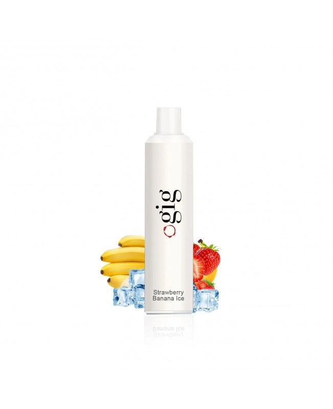 Gig 1300 Disposable 1300 Puffs - Strawberry Banana Ice