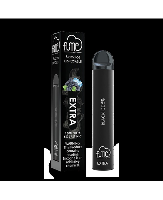 Fume Extra Disposable 1500 Puffs - Black Ice