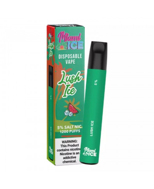 Miami Ice Disposable Vape 1200 Puffs - Lush Ice