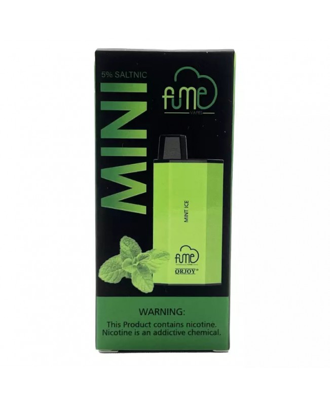 Fume Mini Disposable Vape 1200 Puffs - Mint Ice