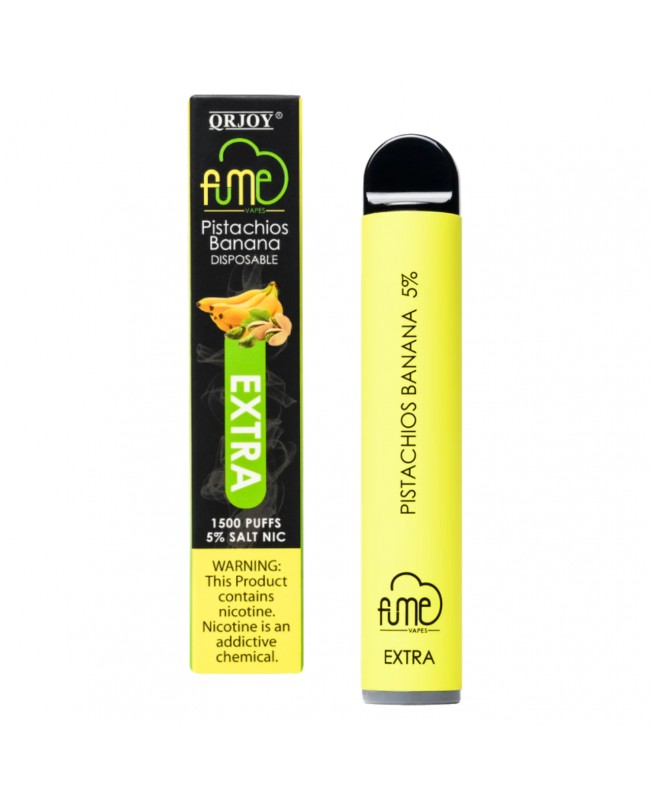 Fume Extra Disposable 1500 Puffs - Pistachios Banana