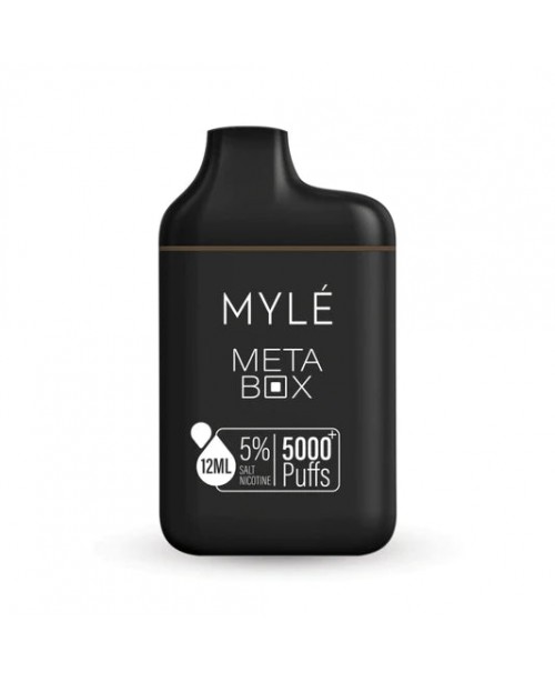 Myle Meta Box Disposable 5000 Puffs - Platinum Tob...
