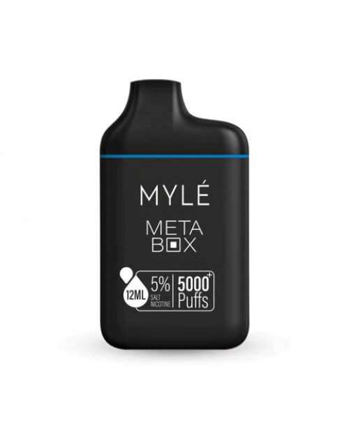 Myle Meta Box Disposable 5000 Puffs - Iced Blue Ra...