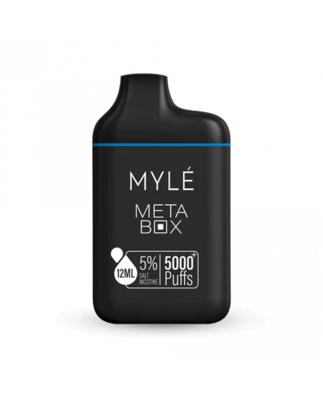 Myle Meta Box Disposable 5000 Puffs - Iced Blue Razz