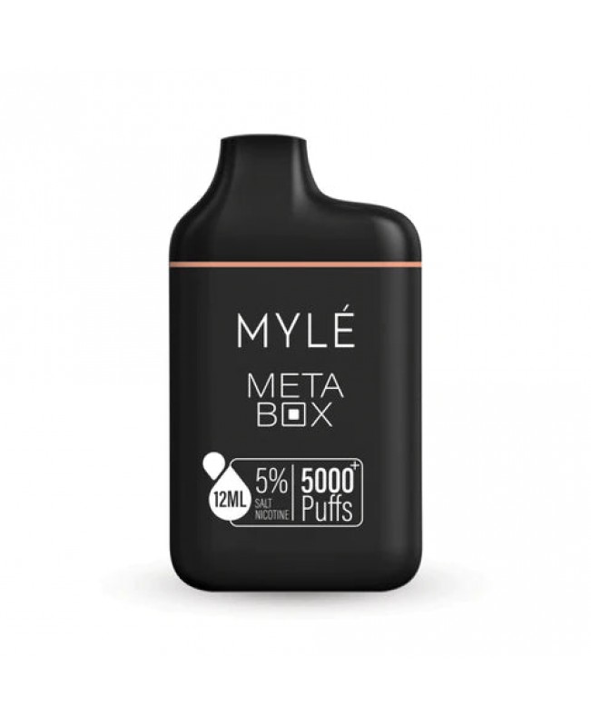 Myle Meta Box Disposable 5000 Puffs - Peach Mango Strawberry