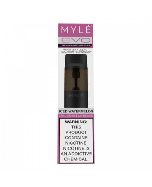 Myle Evo Rechargeable Disposable 2500 Puffs - Iced...