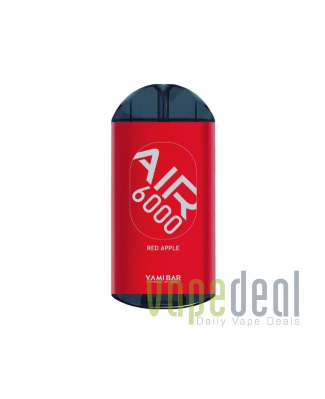 Yami Bar Air 6000 Disposable 6000 Puffs - Red Apple