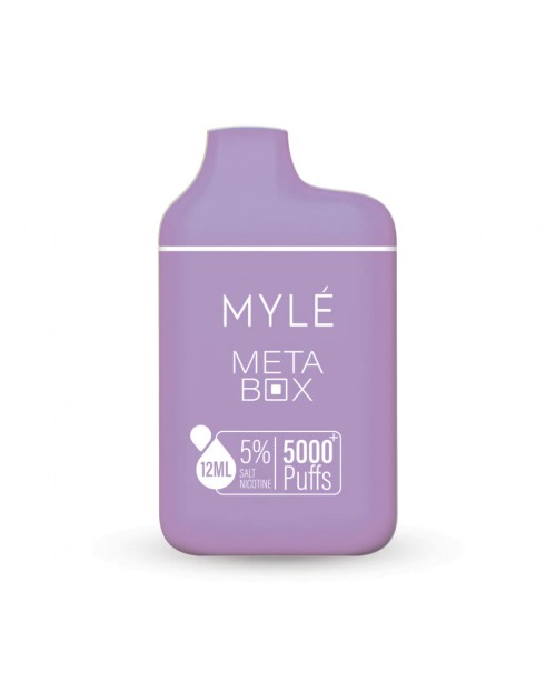 Myle Meta Box Disposable 5000 Puffs - White Grape ...