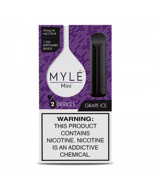 Myle Mini Disposable Pods 320 Puffs - 2 Pack Devic...