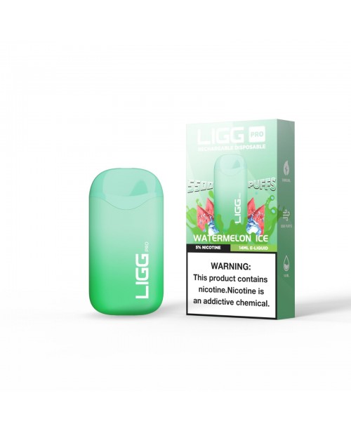 Ligg Pro 5500 Puffs Disposable Vape - Watermelon I...