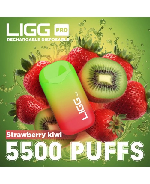 Ligg Pro 5500 Puffs Disposable Vape - Strawberry K...