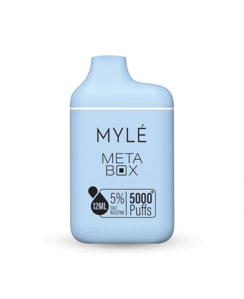Myle Meta Box Disposable 5000 Puffs - Blueberry Le...