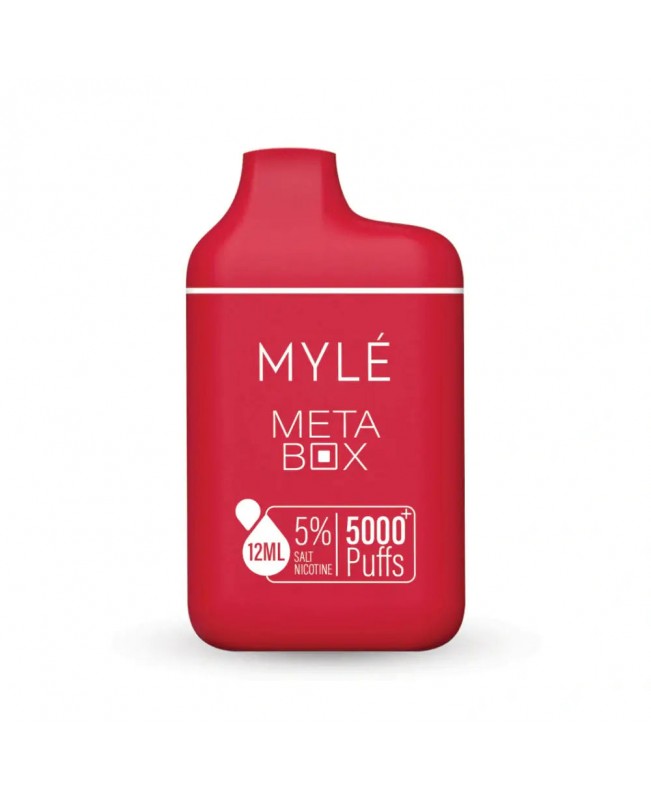 Myle Meta Box Disposable 5000 Puffs - Red Apple