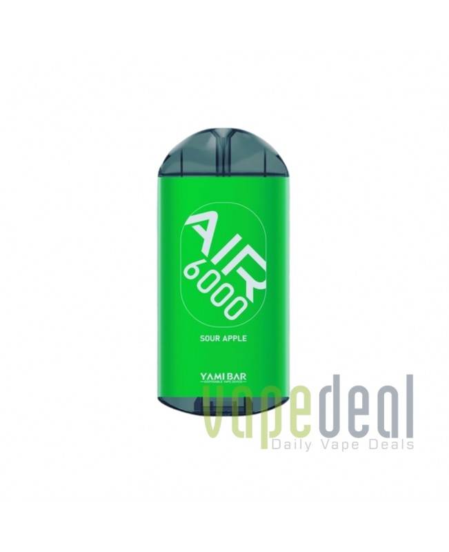 Yami Bar Air 6000 Disposable 6000 Puffs - Sour Apple