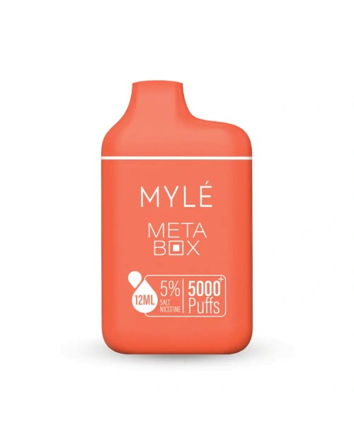 Myle Meta Box Disposable 5000 Puffs - Peach Ice
