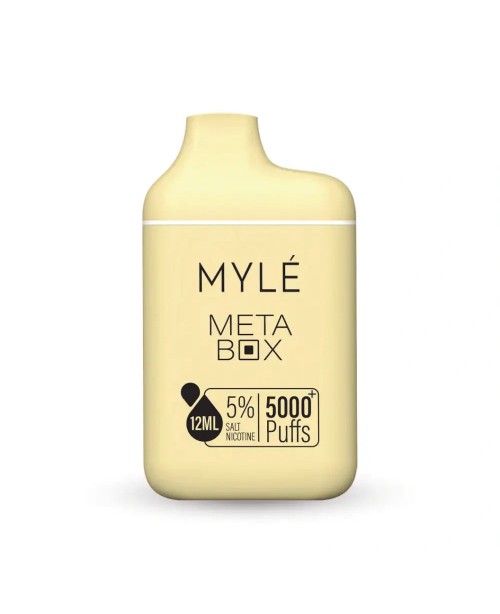 Myle Meta Box Disposable 5000 Puffs - French Vanil...
