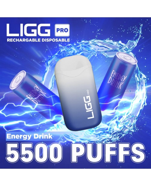 Ligg Pro 5500 Puffs Disposable Vape - Energy Drink