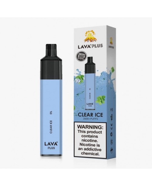 Lava Plus 2000 Puffs Disposable - Clear Ice