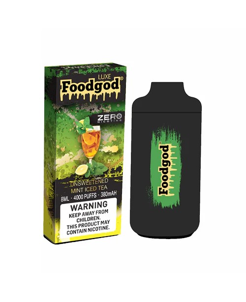 Foodgod Luxe Zero Nicotine Disposable 4000 Puffs 0...