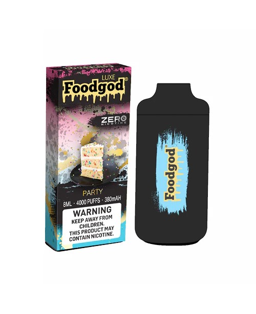 Foodgod Luxe Zero Nicotine Disposable 4000 Puffs 0...